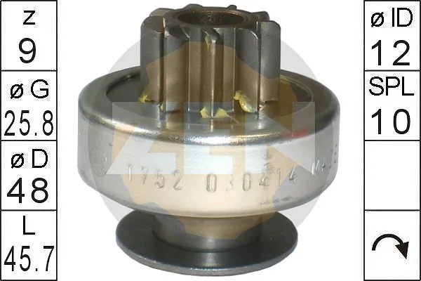 940113020498 Magneti Marelli Привід стартера бендикс