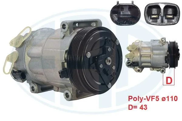 Купити K68245073AA Fiat/Alfa/Lancia Компресор кліматичної установки