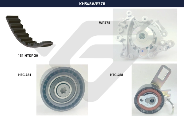 Ремкомплект ГРМ Fiat/Alfa/Lancia 155254690