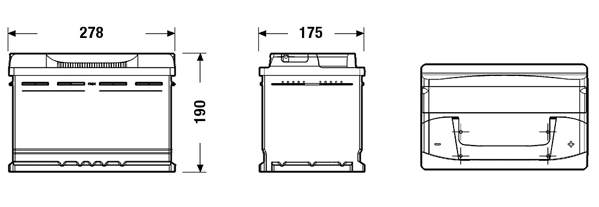 Батарея акумуляторна Case B510262 ціна, від 119.21 USD