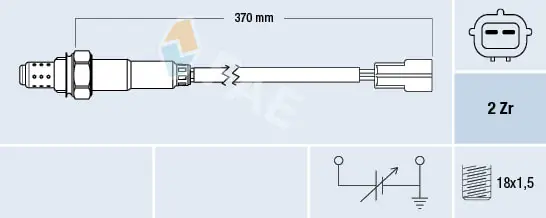 Лямбдазонд, датчик кисню до каталізатора Sato Tech E808109 ціна, від 51.15 USD