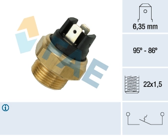 Датчик включення вентилятора 7700622755 Renault (RVI)
