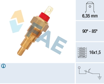 Купити BJ0118840 Mazda Датчик включення вентилятора