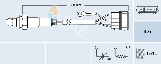 Лямбда-зонд OSM069 Magneti Marelli