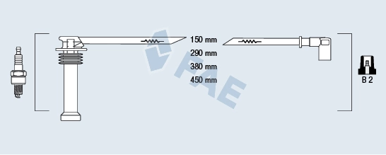 Високовольтні дроти MSK787 Magneti Marelli