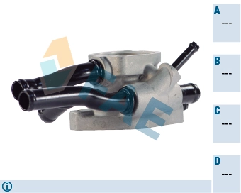 97087134 Peugeot/Citroen Корпус термостата в зборі