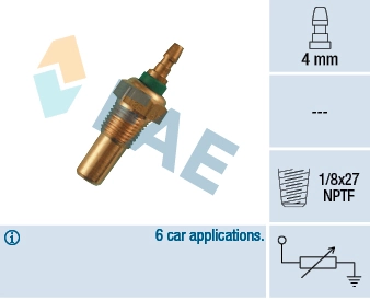 Купити AMR1425 Britpart Датчик температури охолоджуючої рідини