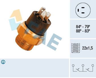 Датчик температури радіатора FAE 3781 ціна, від 11.82 USD