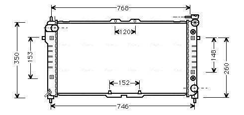 FPA115200 Mazda Радіатор охолодження двигуна