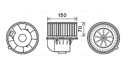 Моторчик пічки Magneti Marelli 69412308010