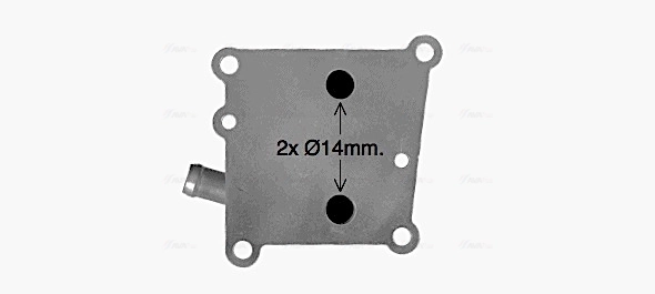 FD3598 AVA Корпус маслофільтра