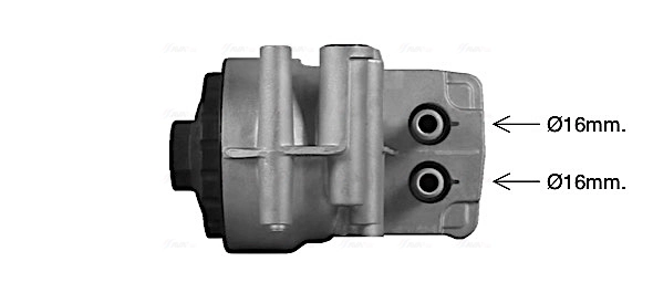 Радіатор масляний (холодильник), під фільтром AVA FD3623H ціна, від 36.84 USD