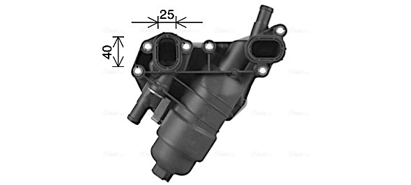 RT3638H AVA Корпус маслофільтра