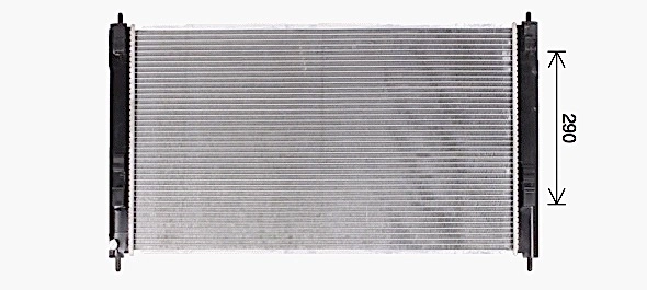 Радіатор основний Polcar 5255081 ціна, від 155.44 USD