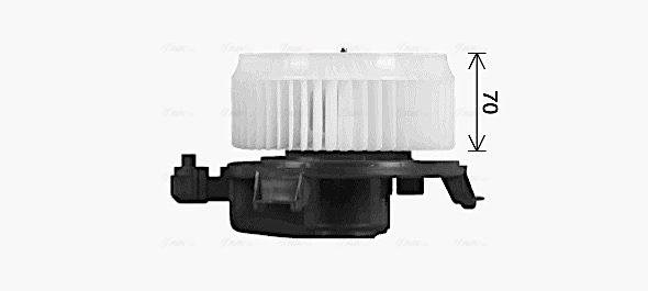 Двигун вентилятора пічки (обігрівача салону) AVA HD8327 ціна, від 31.67 USD
