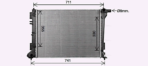 Радіатор основний TYC 13576 ціна, від 92.47 USD