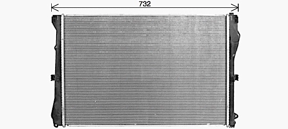 MS2728 AVA Радіатор охолодження двигуна