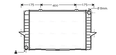 Радіатор основний Polcar 9070081 ціна, від 66.77 USD