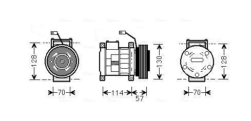  Компресор кондиціонера Jeep Grand Cherokee 