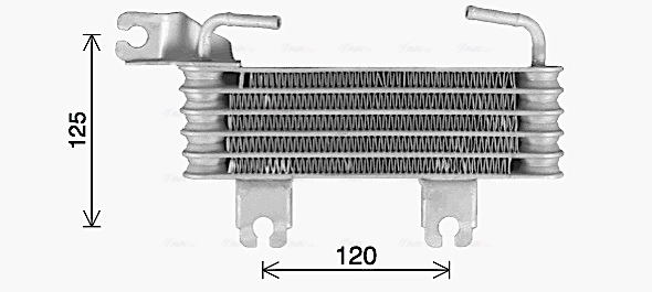 4050L82 Polcar Радіатор масляний