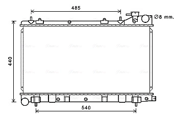 Радіатор 45111SA141 Subaru