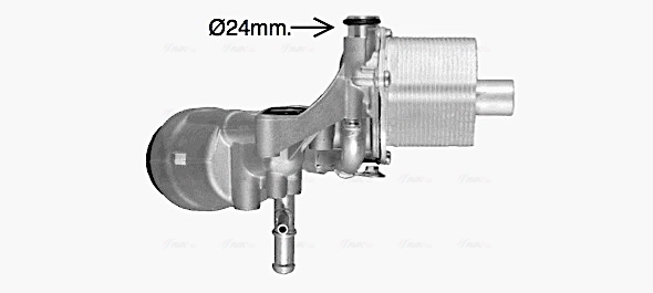 Радіатор масляний (холодильник), під фільтром AVA OL3702H ціна, від 60.04 USD