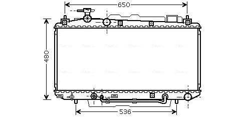 Радіатор 372307 Glyser