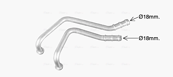 Радіатор пічки (обігрівача) AVA MS6780 ціна, від 56.27 USD