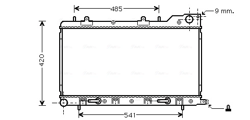 Радіатор 7239083 Polcar