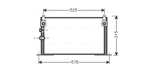 Конденсатор кондиціонера Toyota Hilux пікап (N) (1983 - 2005) ціна, від 33.73 USD