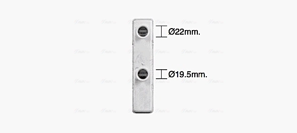 HD6329 AVA Радіатор опалювача салону