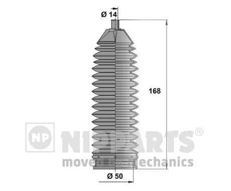 Пильник рульової тяги Q-top QY0301P ціна, від 6.30 USD