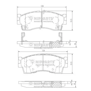 Купити CK1303AUTOX Auto-x Колодки гальмівні передні, дискові