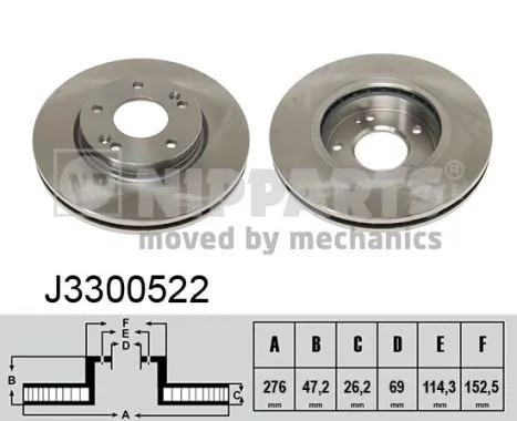 Диск гальмівний передній Bosch BS0986479124