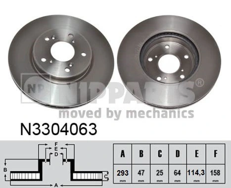 45251TV2E02 Honda Гальмо дискове переднє