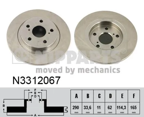 Гальмівні диски BD0304 Fremax