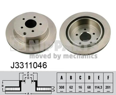 Гальмівні диски 61697AP Aplus