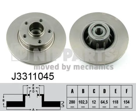 Купити BD6540 BRP Диск заднього гальма