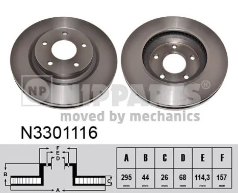  Гальмівні диски передні Nissan Qashqai 1