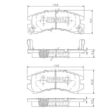 Гальмівні колодки BRP LP671 ціна, від 13.53 USD