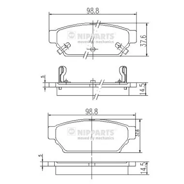 Задні гальмівні колодки Q-top QE0404E ціна, від 12.65 USD