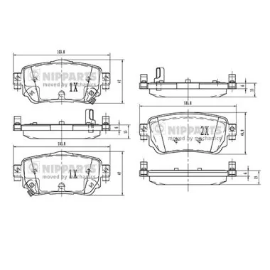 Купити Z171965 Power Stop Задні колодки