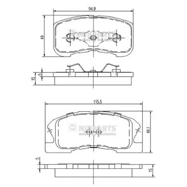 Купити PRP0793 Protechnic Колодки гальмівні передні, дискові