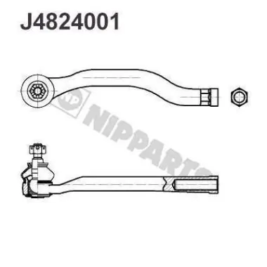 Наконечник рульовий BAW 53560SX0013 ціна, від 13.42 USD