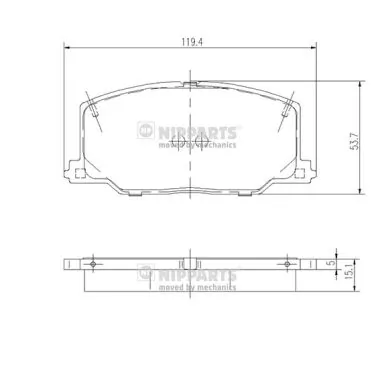 Гальмівні колодки Q-top QF0037E ціна, від 16.91 USD