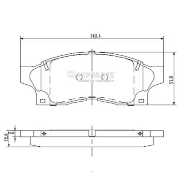 Гальмівні колодки Nisshinbo PF1275 ціна, від 12.55 USD