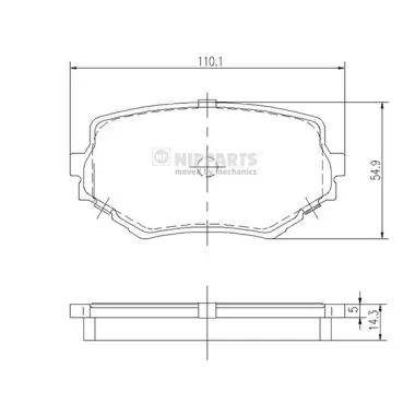 Гальмівні колодки Lamda CJ1801LD ціна, від 19.41 USD
