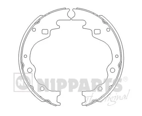 Колодки гальмові задні, барабанні Mintye MS3349 ціна, від 29.36 USD