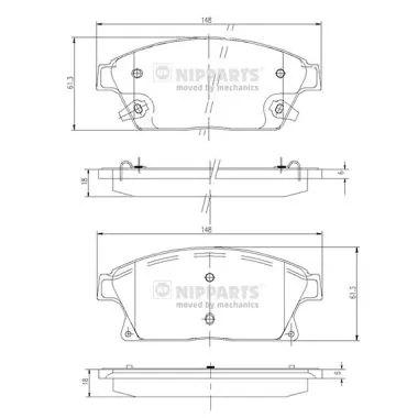 Тормозні колодки Peugeot/Citroen 1680880380