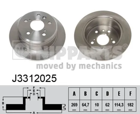 Купити PRD5177 Protechnic Диск заднього гальма